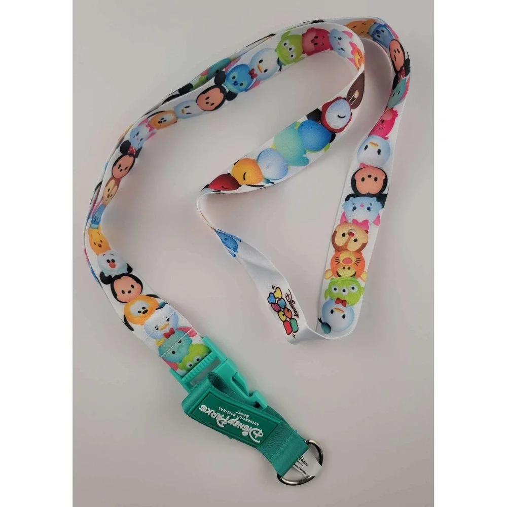 Disney Tsum Tsum Character Lanyard Breakaway Keychain‎